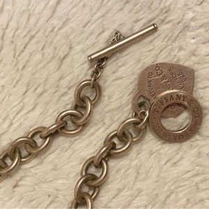 Tiffany and co heart tag necklace